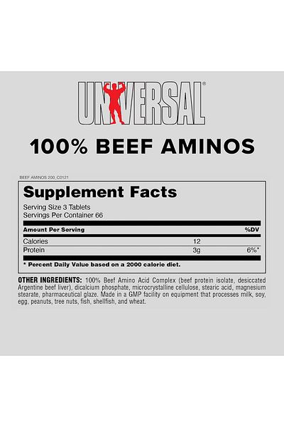 Animal 100% Beef Aminos 200 tablets