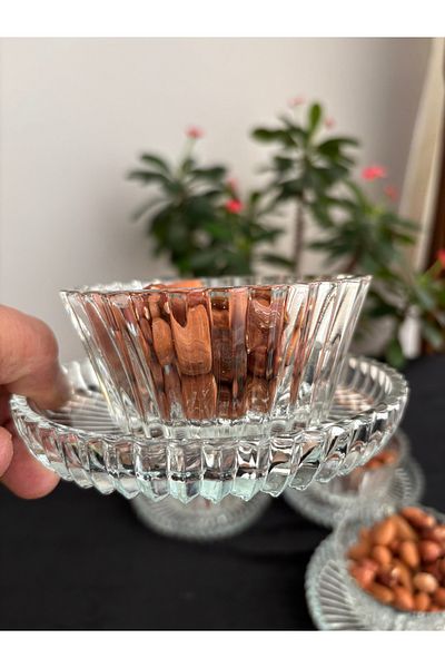 DİBA AVM 12 Piece Cookie Presentation Set Cake-Dessert-Plate-Cookie Presentation Set