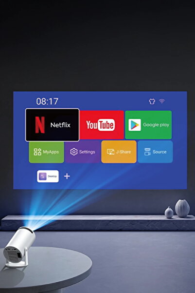 Yesido TV14 Mini Taşınabilir 180 Derece Ayarlanır Bt 5.0 720P Hd Görüntü Sinema Yansıtma Kablosuz Mi