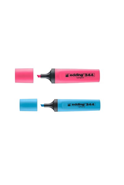 Edding قلم هايلايتر (E-344) (وردي-أزرق)