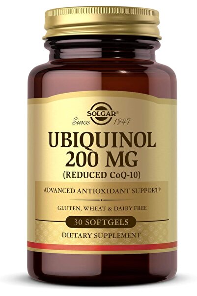 Solgar Ubiquinol 200 mg (Reduced CoQ-10) 30 Softgels Advanced Antioxidant Sup...