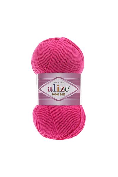 Alize Summer Cotton Rope Cotton Gold Amugurimi Knitting Rope 149-Fuchsia 55% Cotton - 45% Acrylic/100 Gr - 330 m