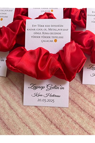 may trend Kırmızı saten Hediyelik Toka, Kına Gecesi Kına hediyelik Nişan Düğü...