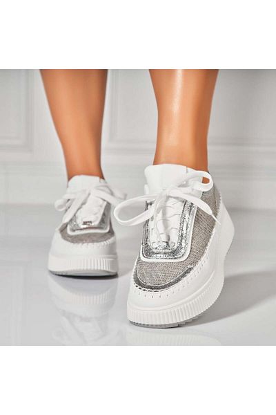 Joana Adidasi Dama Argintii din Textil Jakel