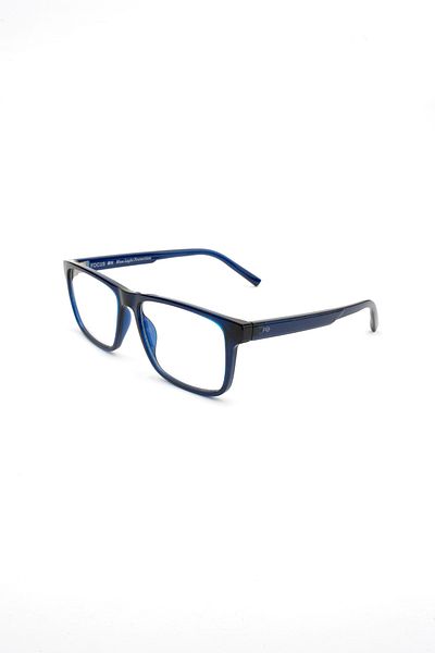 Focus On Eyewear نظارات موستار فوتوكروميك باللون الأزرق الداكن مع فلتر الضوء |   تزجيج تلقائي زجاجي واحد