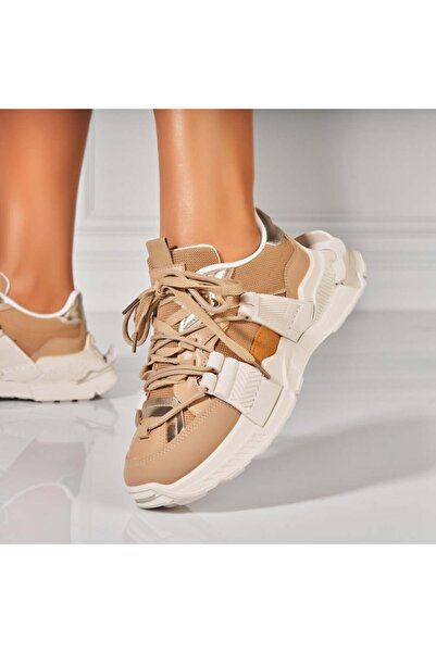 Joana Γυναικεία χακί αθλητικά παπούτσια από την Telma Textile