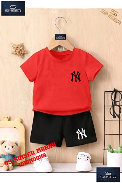 SS SİNSER Dječja NY SIMPLE LOGO specijalna Štampano okrugla kragna majica - s...