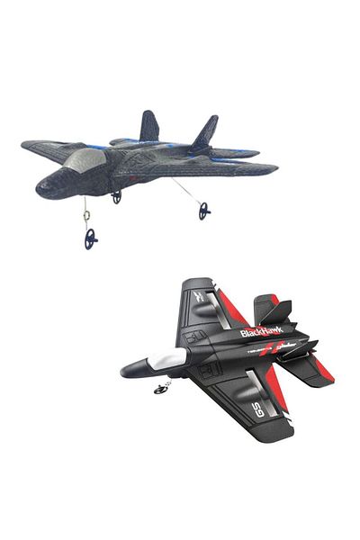 STEM 2-Channel RC Glider Fighter - 1PC Color May Vary