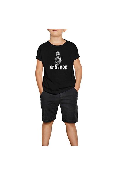 Z zepplin Antipop Black Kids T-Shirt