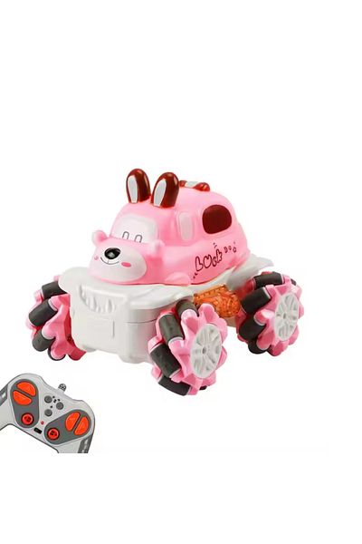 STEM 1:36 2.7G Anti-frequency Nine Pass Light Stunt Car Pink Color - 1PC Style May Vary