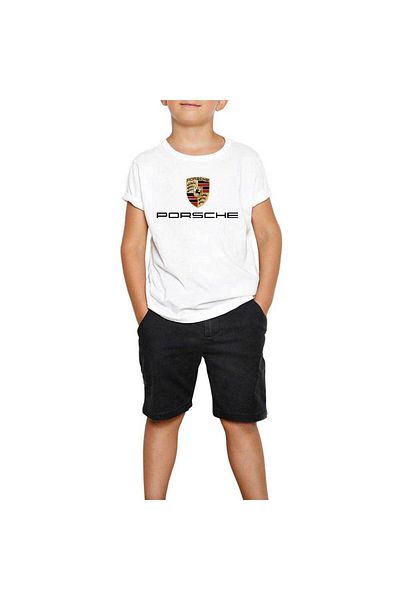 Z zepplin Porshe White Kids T-Shirt