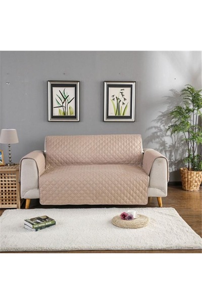 Pucioasa Καπιτονέ κάλυμμα τριθέσιου καναπέ, Cappuccino