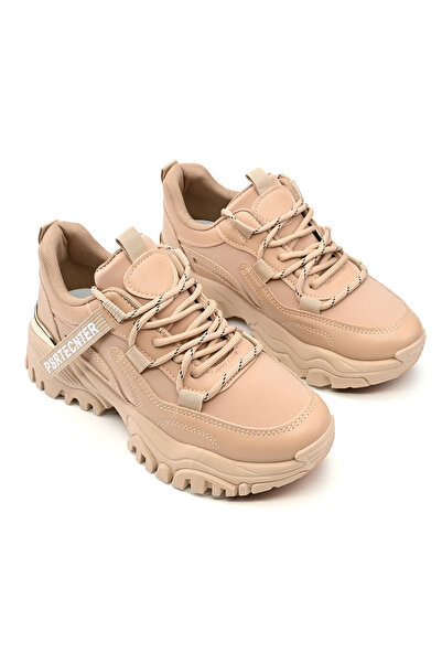 OEM Women's Sports Shoes, Made Of Eco-leather, 1270, Khaki 36 Eu