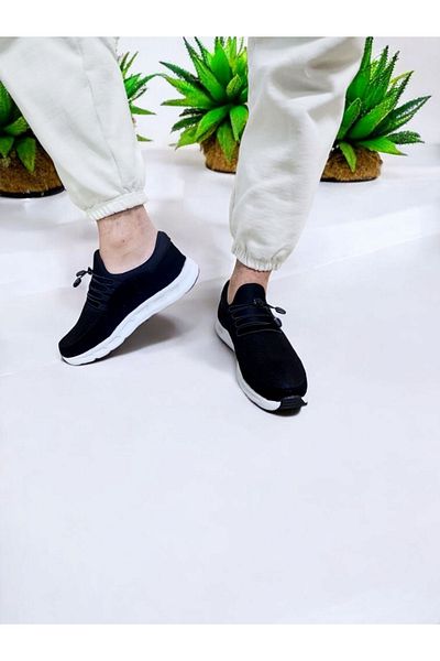 GokceKundura06 Soft Sole Elastic Sneaker Sports Walking Shoes