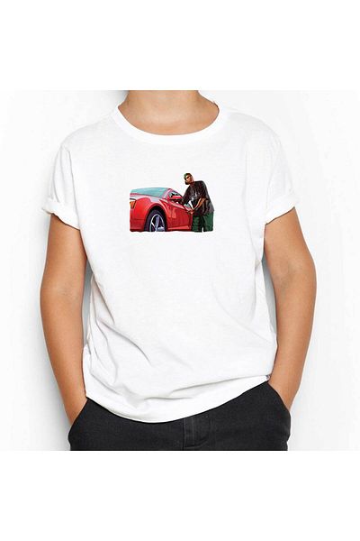 Z zepplin Tricou alb pentru copii GTA Car Thief Man