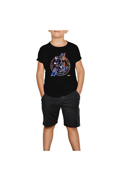 Z zepplin Avengers Infinity War Black Kids T-Shirt