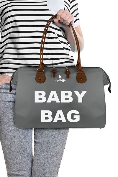 Stylo Baby Bag Mother Baby Care Bag Gray