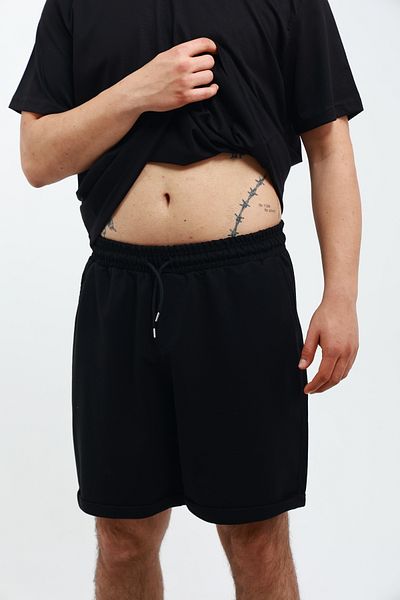 OXVİN Pantaloni scurți din bumbac pieptănat cu buzunare pentru bărbați REGULAR Lycra