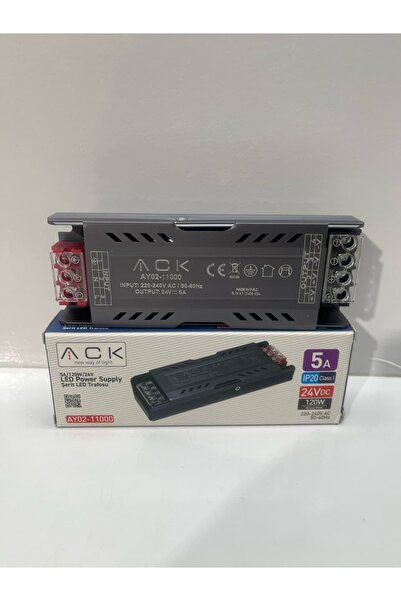 enparlak Ack 24V 5 Amper 120 W Slim Led Trafosu AY02-11000