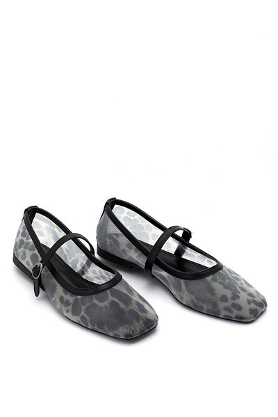 Ayakkabı Fuarı Elit Fls027-706T Women's Ballerina Black
