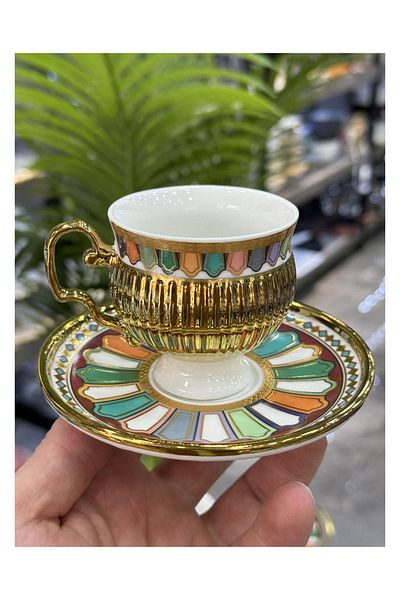 ACAR Pompei Luxury Porcelain Set of 6 Cups