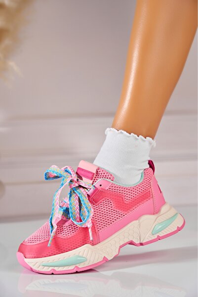 Joana Γυναικεία Adidas Eco Leather Ροζ Σμάλτο