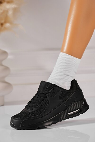 Joana Γυναικεία Adidas Μαύρα Οικολογικά Δερμάτινα Mayely