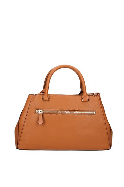 Guess Dámská hnědá taška Nastra Society Satchel Bag