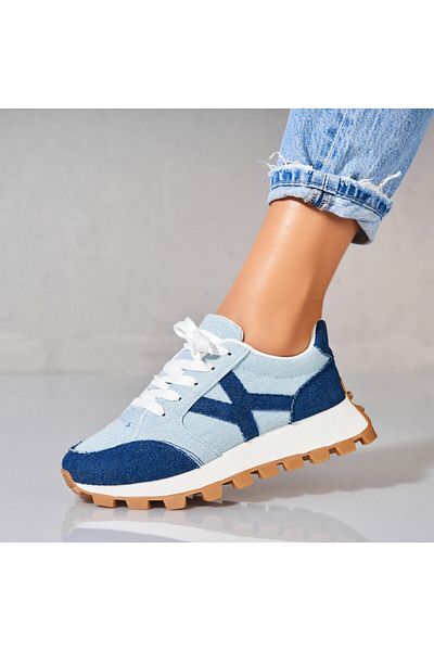 Joana Adida i dam Textil Albastru Venya