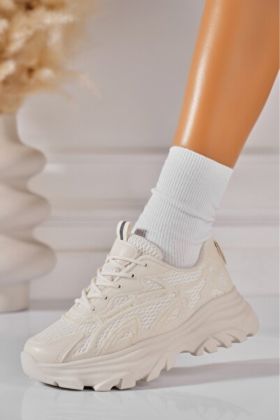 Joana Γυναικεία Adidas Μπεζ Οικολογικό Δέρμα Ryoko