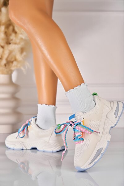 Joana Γυναικεία Adidas Λευκά Οικολογικά Δερμάτινα Emalina