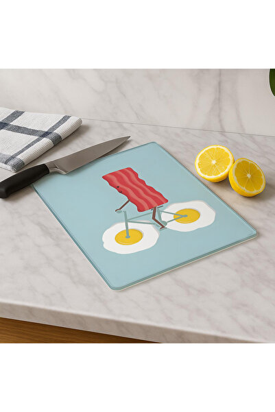 huhuli لوح تقطيع زجاجي 20x30 سم |   الزجاج المقسى |   أدوات المطبخ صحية ودائمة