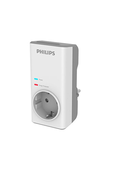 Philips CHP7010W/10, TEKLİ, AKIM KORUMALI PRİZ, 1140 JOULES, (BEYAZ)