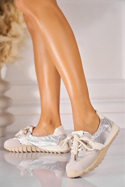 Joana Adida i de dam Textil Argintiu Raney