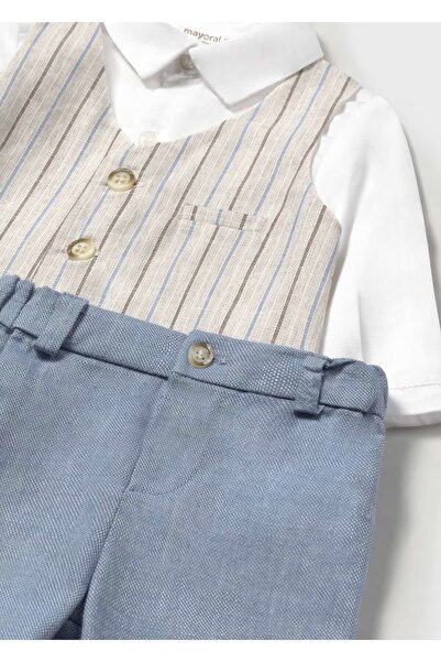 MAYORAL Baby Boy Shorts and Shirt Vest Suit