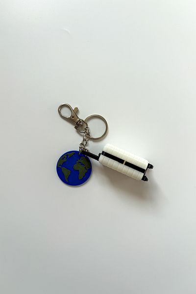 sin istanbul Travel Silver Chain Keychain, Bag Ornament