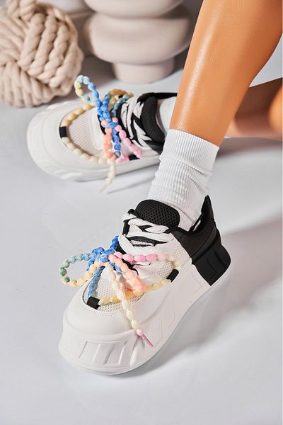 Joana Sneakersi dama Piele Ecologica Negri Elvia