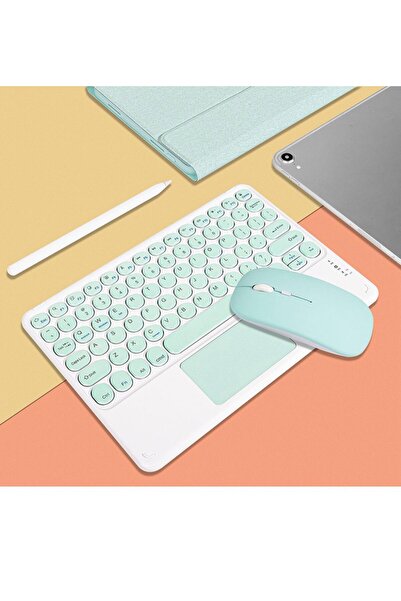 teknosepetim 150 saat Bluetooth Touch Pad Klavye Türkçe Karakter Kablosuz Tablet Akıllı Tahta İle Uyumlu