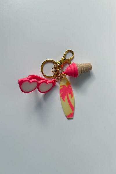 sin istanbul Summer Gold Chain Keychain, Bag Ornament