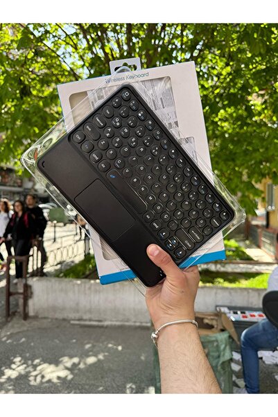 teknosepetim 150 saat Bluetooth Touch Pad Klavye Türkçe Karakter Kablosuz Tablet Akıllı Tahta İle Uyumlu