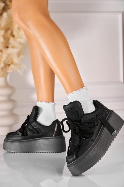 Joana Γυναικεία Adidas Eco Leather Μαύρα Nikte