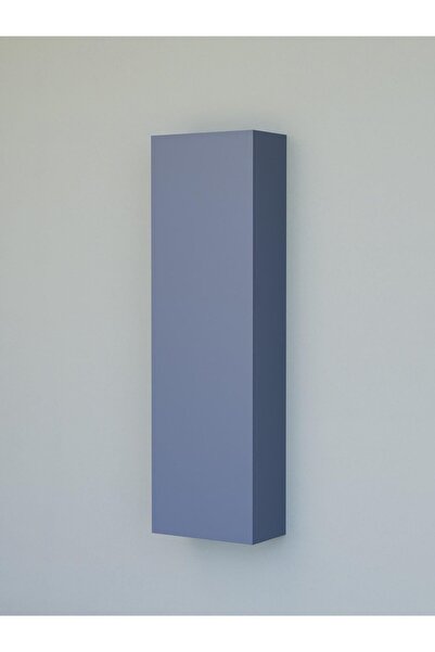 Detamob Kapaklı Raflı Banyo Dolabı, İnce Çok Amaçlı Dolap 104x31cm