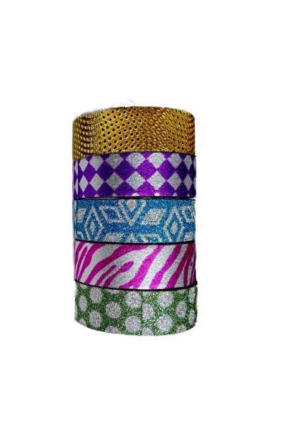Südor Shiny Patterned Tape 3 Meters 6 Pieces