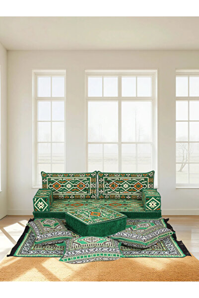 BAKIRÖZÜ HOME Şark Köşesi Takımı Konsepti Yeşil Anadolu Modeli