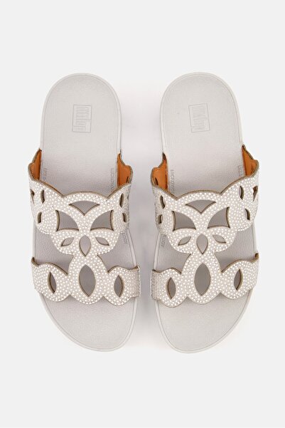 Fitflop Women Elora Crystal Slide, Silver