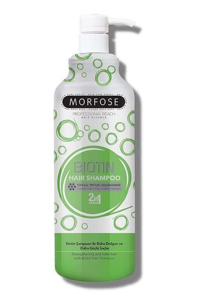 Morfose Morfose Professional Biotin-Infused Hair Shampoo 1000ml - Strengthens & Nourishes