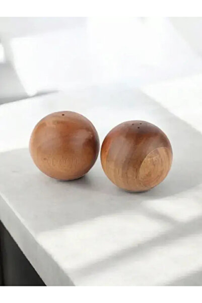 MİEN Akasya Top Tuzluk & Karabiberlik