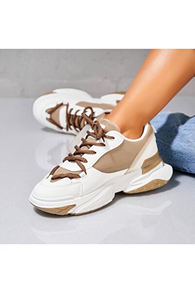 Joana Η Adidas κι εγώ δίνουμε Khaki Zarie Οικολογικό Δέρμα σε Χακί απόχρωση.