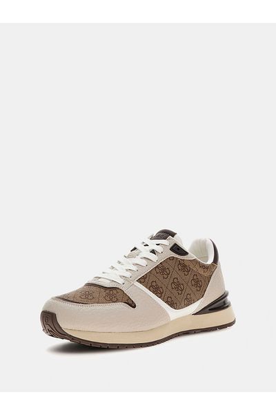 Guess Island Men's Ecru Sneaker Fmjıslpel12-Whıbe