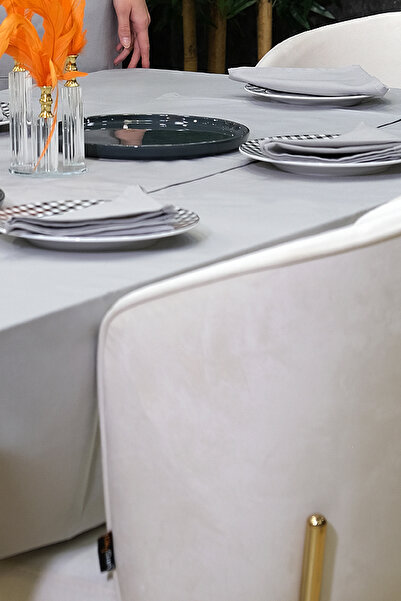 sevilya Dream Fabric Napkin Models Stain-Proof Fabric Napkin Dowry Set (Pack of 6)